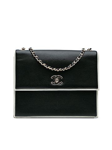 Chanel CC Bicolor Calfskin Square Frame Flap (view 1)