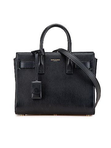 Saint Laurent Nano Leather Sac De Jour (view 1)