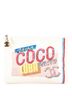 Chanel 100% Canvas Plain White Coco Cuba Pouch Quilted Printed Canvas Small One size - photo 1