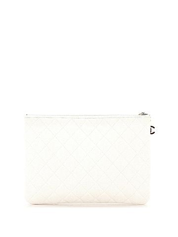 Chanel Coco Cuba Pouch Quilted Printed Canvas Small (view 2)
