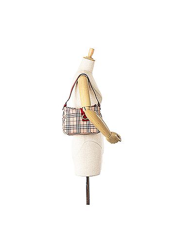 Burberry House Check Canvas Shoulder Bag (view 2)