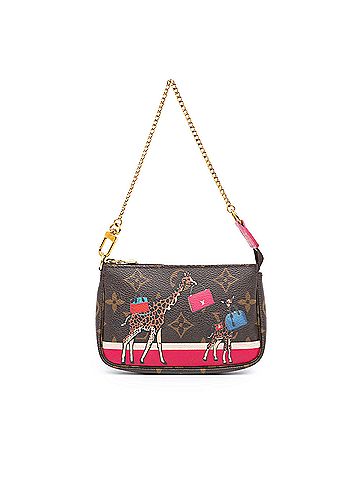 Louis Vuitton Monogram Giraffe Christmas Mini Pochette Accessoires (view 1)