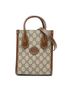 Gucci 100% Coated Canvas Brown Mini GG Supreme Interlocking G Satchel One size - photo 1