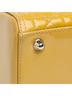 Dior 100% Patent Leather Yellow Large Patent Cannage Lady Dior One size - photo 8