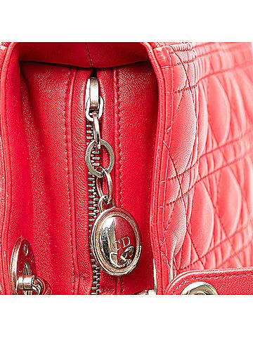 Dior Large Lambskin Cannage Lady Dior (view 2)