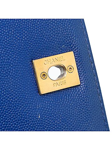 Chanel Small Caviar Chevron Coco Top Handle Bag (view 2)