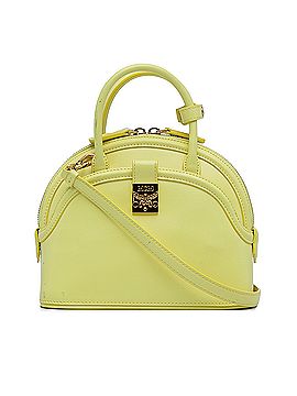Mcm Leather Satchel