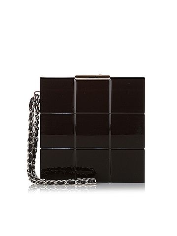 Chanel Choco Bar Lucite Perspex Clutch (view 1)