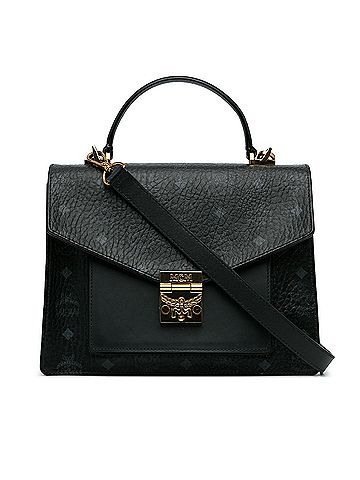 MCM Visetos Patricia Top Handle Bag (view 1)