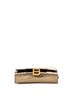 Balenciaga 100% Leather Hourglass Chain Wallet Crocodile Embossed Leather One size - photo 2