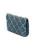 Chanel 100% Denim Blue Frayed Denim Wallet On Chain One size - photo 3