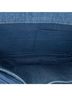 Chanel 100% Denim Blue Frayed Denim Wallet On Chain One size - photo 5