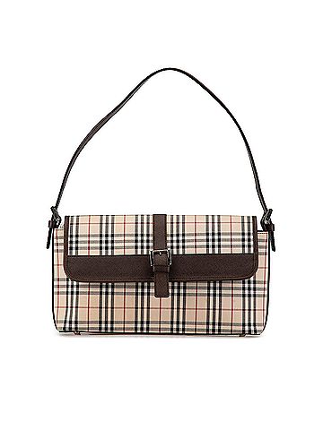 Burberry House Check Canvas Shoulder Bag (view 1)