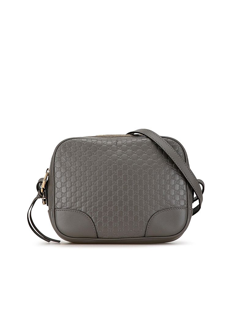 Gucci 100% Leather Gray Mini Microguccissima Bree Crossbody One size - photo 1
