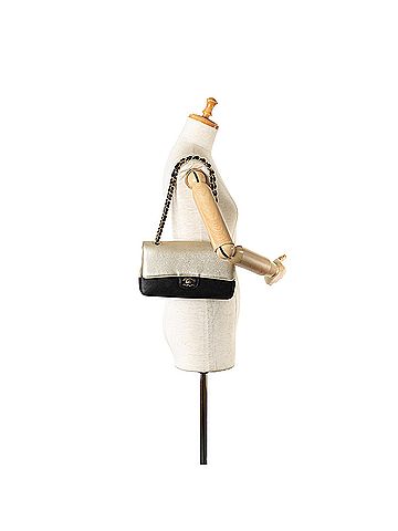 Chanel Medium Classic Bicolor Caviar Double Flap (view 2)
