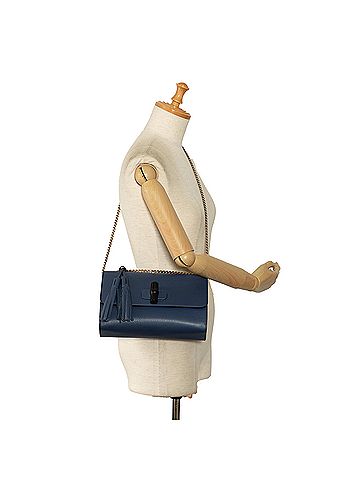 Gucci Medium Miss Bamboo Leather Crossbody (view 2)