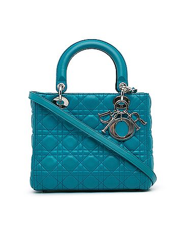 Dior Medium Lambskin Cannage Lady Dior (view 1)