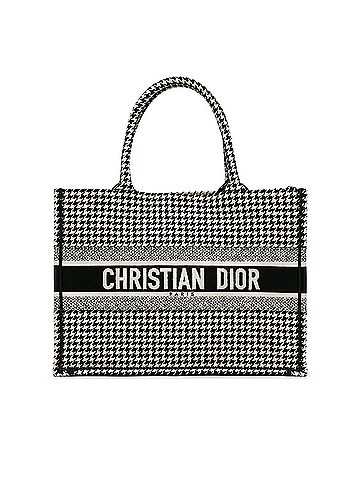 Dior Medium Houndstooth Book Tote (view 1)