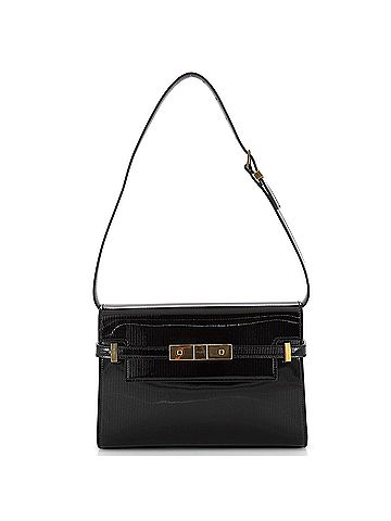 Saint Laurent Manhattan Shoulder Bag Patent Small (view 1)