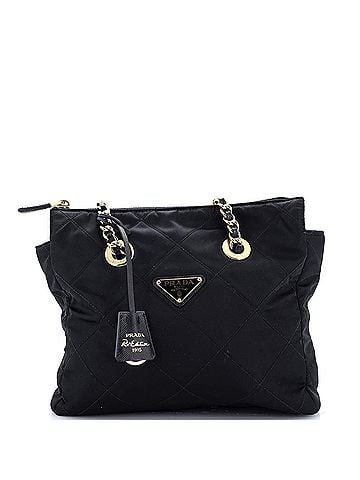 Prada Re-Edition 1995 Chain Tote Quilted Re-Nylon Small (view 1)