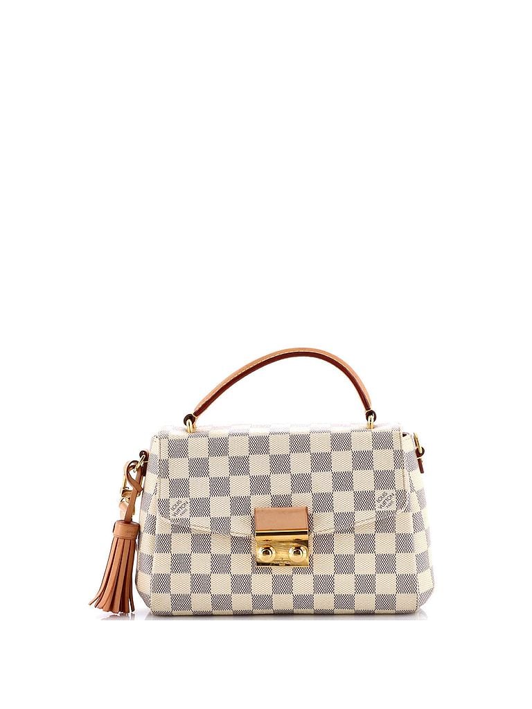 Louis Vuitton 100% Coatead Canvas White Croisette Handbag Damier One size - photo 1