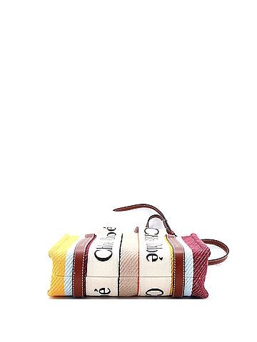 Chloé Woody Convertible Tote Canvas with Leather Small (view 2)