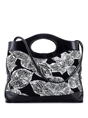 Chanel 31 Shopping Bag Quilted Printed Cotton and Calfskin Large (view 2)