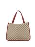 Gucci Brown Red Horsebit 1955 Tote GG Canvas with Leather Medium One size - photo 4