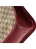 Gucci Brown Red Horsebit 1955 Tote GG Canvas with Leather Medium One size - photo 6