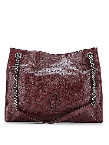 Saint Laurent Niki Shopping Tote Matelasse Chevron Leather Medium (view 1)