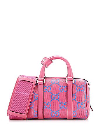 Gucci Duffle Bag GG Embossed Perforated Leather Mini (view 1)