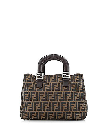 Fendi Vintage FF Handle Tote Zucca Canvas Small (view 1)