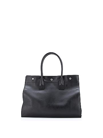 Saint Laurent Rive Gauche Shopper Tote Leather Small (view 2)