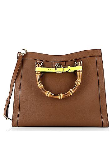 Gucci Diana NM Bamboo Handle Tote Leather Medium (view 1)