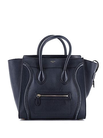 Céline Luggage Bag Smooth Leather Mini (view 1)