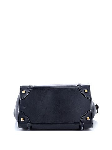 Céline Luggage Bag Smooth Leather Mini (view 2)