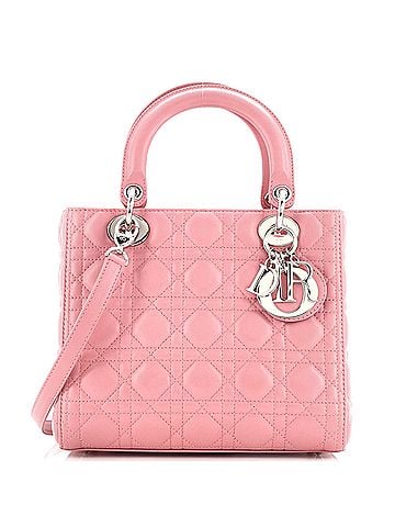 Christian Dior Lady Dior Bag Cannage Quilt Lambskin Medium (view 1)