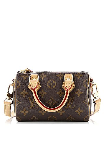 Louis Vuitton Speedy Bandouliere Bag Monogram Canvas Nano (view 1)