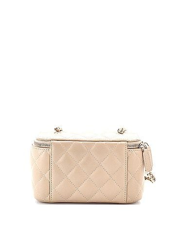 Chanel Tiny CC Link Vanity Case with Chain Quilted Caviar Small (view 2)