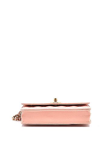 Chanel Flap Bag Charms Strap Wallet on Chain Quilted Caviar (view 2)