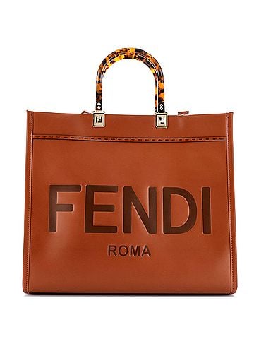 Fendi Sunshine Shopper Tote Leather Medium (view 1)