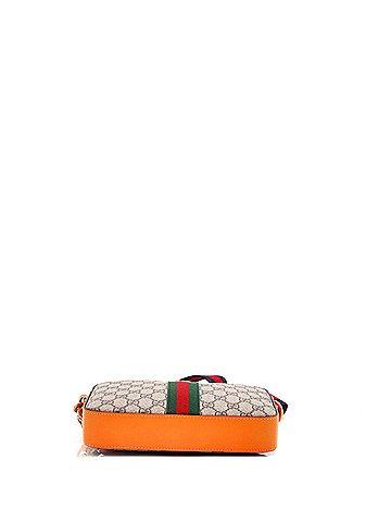 Gucci Ophidia Zip Wristlet Shoulder Bag GG Coated Canvas (view 2)