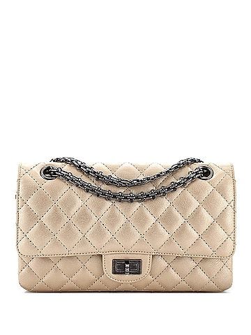 Chanel Reissue 2.55 Flap Bag Quilted Metallic Calfskin 225 (view 1)
