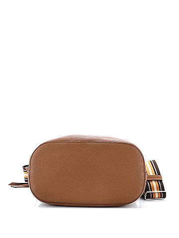 Prada Logo Bucket Messenger Bag Vitello Phenix Medium (view 2)