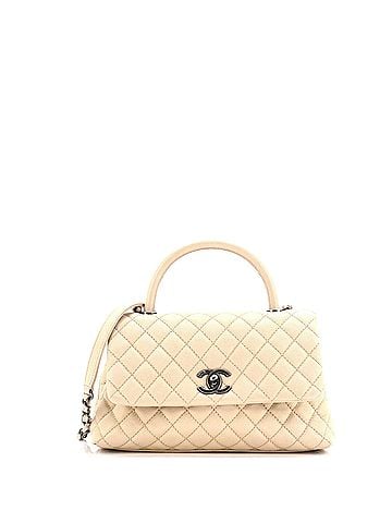 Chanel Coco Top Handle Bag Quilted Caviar Small (view 1)