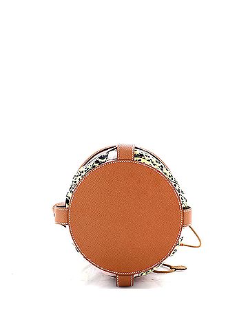 Hermès Musardine Bucket Bag Printed Silk with Leather (view 2)