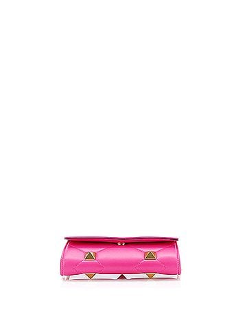 Valentino Garavani Roman Stud Wallet on Chain Quilted Leather (view 2)