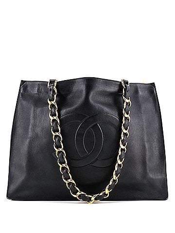 Chanel Vintage CC Chain Tote Lambskin XL (view 1)