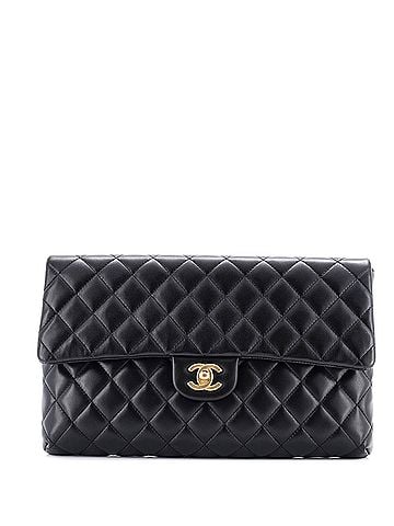 Chanel Classic Flap Clutch Quilted Lambskin (view 1)