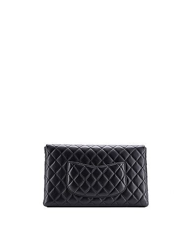 Chanel Classic Flap Clutch Quilted Lambskin (view 2)